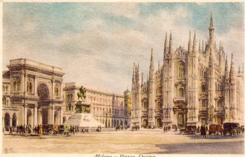 Milano piazza duomo edizione - piazza,