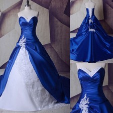 Abiti da sposa vintage blu e