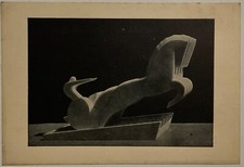 FUTURISMO LA QUADRIGA MICHAHELLES FIRENZE A.X° 1932 CARTOLINA THAYAHT