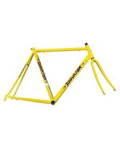 TELAIO CORSA ACCIAIO DYNATEK GIALLO CON FORCELLA
