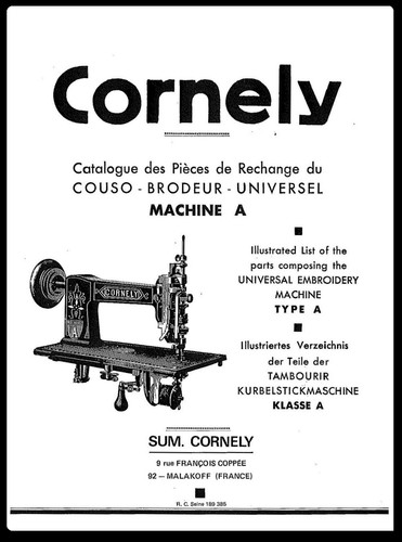 Cornely machine illustrated - cornely, a