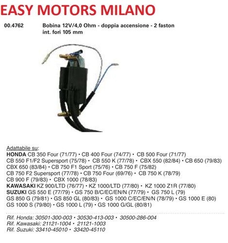 004762 bobina doppia - 004762,
