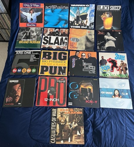Lot rap singles - 17, 12”