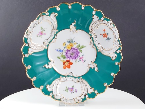 Piatto sfarzoso marca meissen - marca,