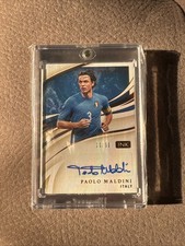 PANINI IMMACULATE INK 2020 ITALY PAOLO MALDINI  AUTO AUTOGRAPH /50