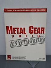 Metal Gear Solid Guida Strategica USA Inglese Usata Rare Prima Ottimo Stato PS1