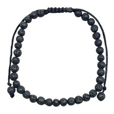 Bracciale Pietra Lavica Nera