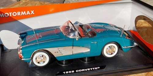 Chevrolet corvette verte - corvette, 1958