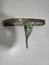Consolle A Parete Marmo Vintage French Carved Gilt Demi Lune Console Wall Shelf