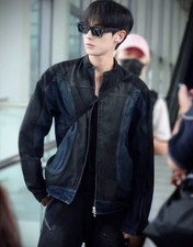 Giacca denim moto - giacca,