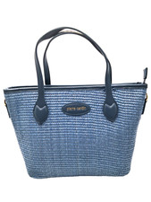 Borsa a Mano Jeans  in Paglia