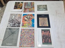 9 cataloghi d'asta arte moderna e contemporanea