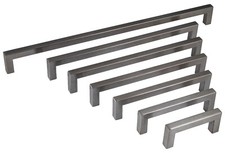 Maniglie Mobili Acciaio Inox Quadrato 10x10 MM Cucina Del Cassetto