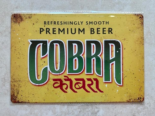 Insegna metallo birra cobra - metallo,