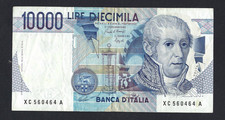 10000 LIRE ALESSANDRO VOLTA