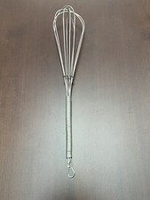 FRUSTA DA CUCINA SBATTITORE VINTAGE IN METALLO LUNGHEZZA 35 cm CIRCA