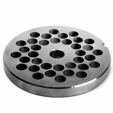 Piastra acciaio inox originale Tre Spade TC 32 tritacarne fori 10,14,16,18,20mm