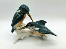 Statua Ens porcellana uccellino uccellino di ghiaccio Turingia Karl Ens Volkstedt 7521