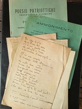 WW1 PICCHI DARIO POESIE