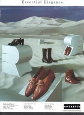 pubblicità stampa pubblicità scarpa moda Fratelli Rossetti Essential Elegance 1993 ad