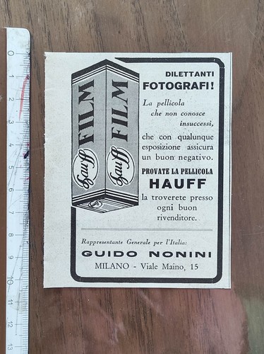 Antica pubblicità 1932