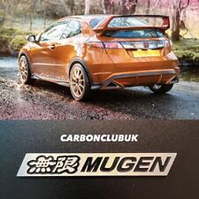 Distintivo Mugen per Ala Spoiler Emblema Alluminio UNIVERSALE