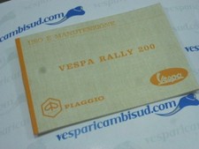  USO E MANUTENZIONE VESPA 200