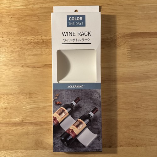 Wine rack white plastic - plastic, holds