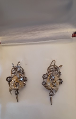 Orecchini oro argento - in, con