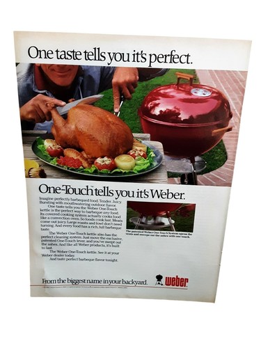 Pubblicità weber one touch - weber, one-touch