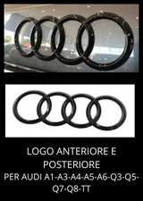 KIT loghi neri AUDI ANTERIORE