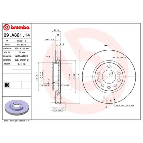 Brembo disco freno - brembo,
