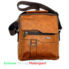 Borsa maschile brown logo - borsa,