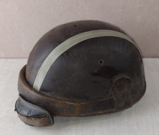 Ancien casque de moto bol, motard / mobylette, WW2