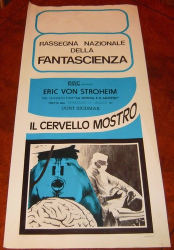 Locandina cervello mostro - locandina,
