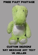 Peluche dinosauro verde
