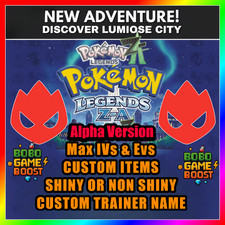 Pokemon Leggende ZA Competitive Max IVs EVS Shiny Alpha Pokemon Completo Personalizzato