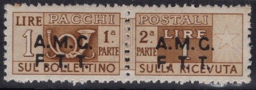 Trieste zona 1947 pacchi - trieste, 1947-48