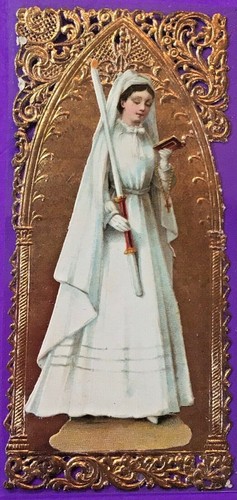 Antico santino molto raro - santino, con