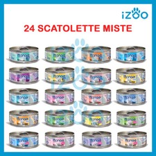 MONGE NATURAL SCATOLETTE GATTO 80 gr UMIDO PER GATTI AL NATURALE LATTINE MISTE