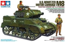 Tamiya 35312 1/35 kit modellino militare seconda guerra mondiale USA Howitzer carrozza motore M8 Scott