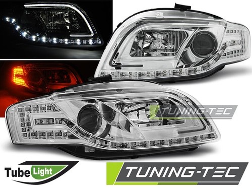 Fari anteriori cromo led per - anteriori,