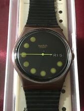 Orologio da polso SWATCH Gent LUCI LUMINOSE (GX706)-NUOVO/NOS-data/giorno feriale! 1989! Raro! 