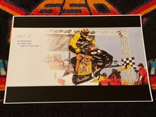 🏁 Poster motoslitta corsa