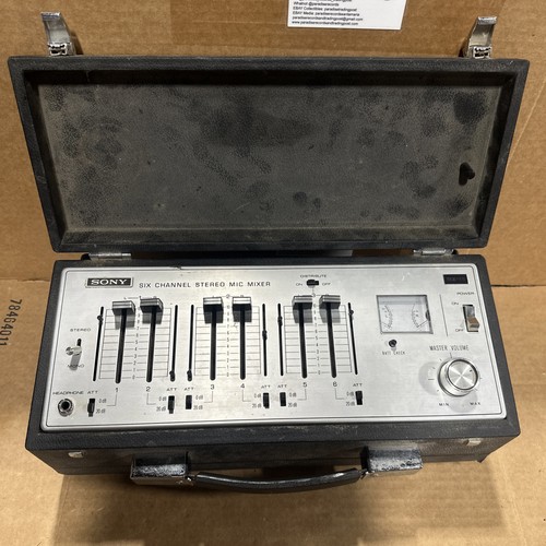 Sony vintage 6 canali - mx-12,