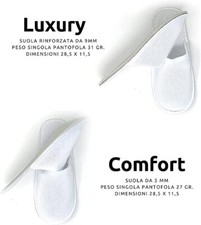 AQASKIN Ciabatte Monouso Antiscivolo, Alta qualità, Fondo rialzato, Hotel e SPA