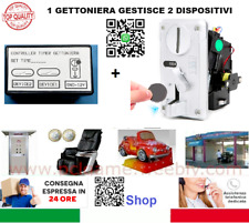 KIT GETTONIERA + MODULO TIMER , PER 2 DOCCIA MARE,LAVANDERIA,AUTOLAVAGGIO ECC