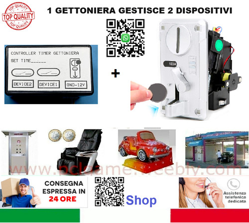 Kit gettoniera modulo timer - kit,