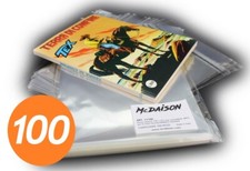 100 BUSTE 170 x 213 mm per FUMETTI BONELLI Tex Dylan Dog Zagor Mister NO