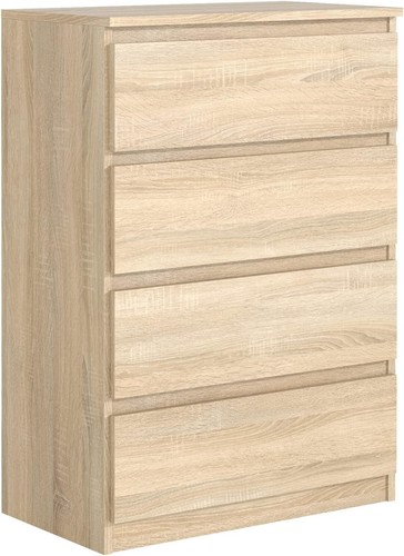 Cassettiera rovere sonoma - cassettiera, 4